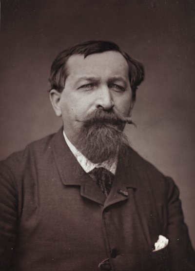 Album Artistique et Biographique, 6ème année, Salon 1885; portrait du peintre Joseph Emile Gridel (1839-1901) - Charles Michelez