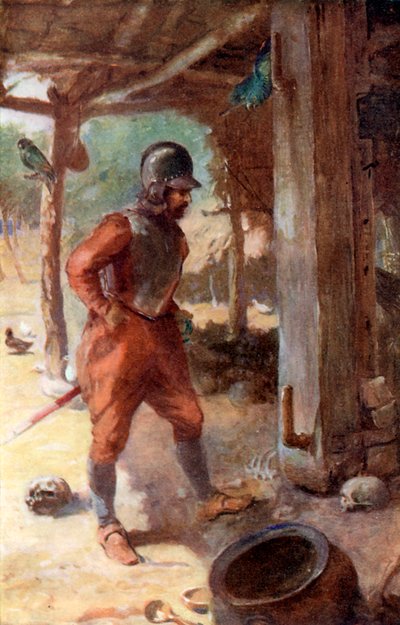 Le capitaine de Colomb dans le village caribéen - Charles Mills Sheldon