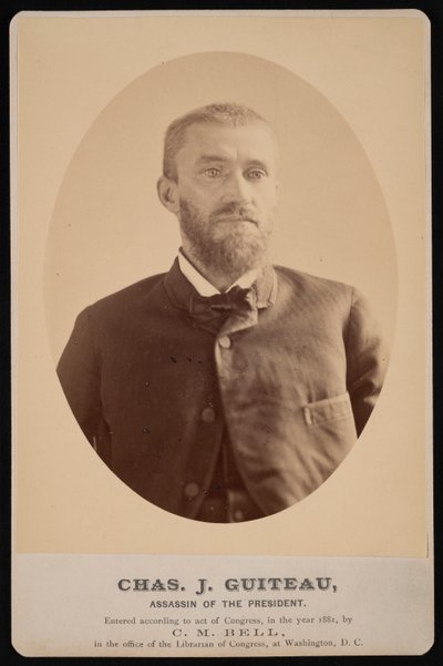 Portrait de Charles Julius Guiteau 1841-1882, 4 juillet 1881 - Charles Milton Bell