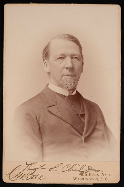 Portrait de Thomas Spencer Childs 1825-1914, avant 1893 - Charles Milton Bell