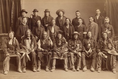 Sioux Delegation,1891 (photo) - Charles Milton Bell