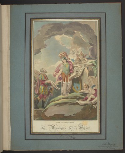 Vue Remarquables des Montagnes de la Suisse, frontispice - Charles Monnet