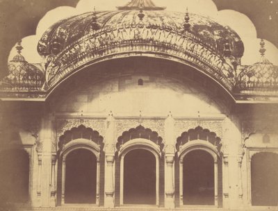 Extérieur du Trône de Cristal dans le Dewan-i-Khas - Charles Moravia