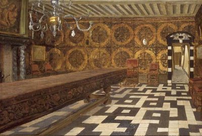 Une Salle au Musée Plantin, Anvers - Charles Napier Hemy