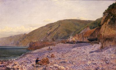 Parmi les galets à Clovelly, 1864 - Charles Napier Hemy