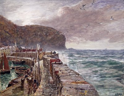 Jetée de Clovelly - Charles Napier Hemy