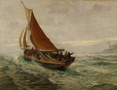 Aube en mer - Charles Napier Hemy