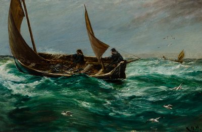 Pêcheur sur le chemin du retour - Charles Napier Hemy
