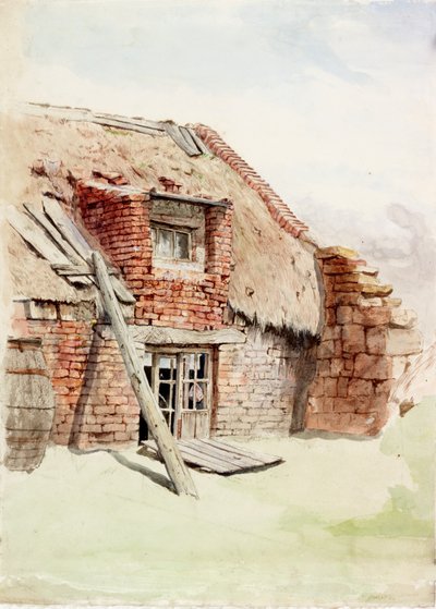 Cottage de pêcheur - Charles Napier Hemy