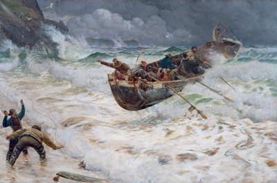 Comment le bateau est rentré, 1886 - Charles Napier Hemy