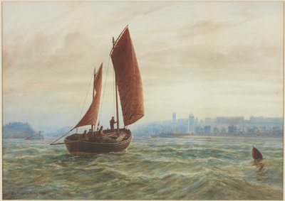Au large de North Shields - Charles Napier Hemy