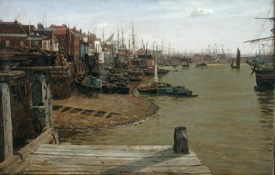 La Tamise à Limehouse - Charles Napier Hemy