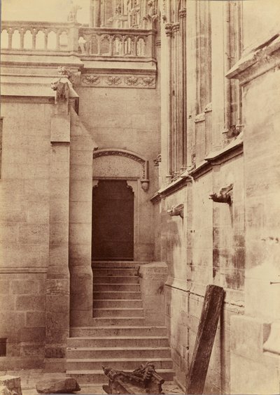 [Entrée de la sacristie, Notre-Dame, Paris] - Charles Nègre