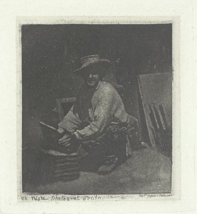 Maçon agenouillé - Charles Nègre