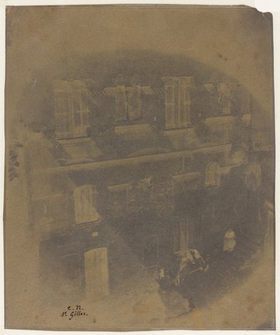 Partie inférieure de la façade d