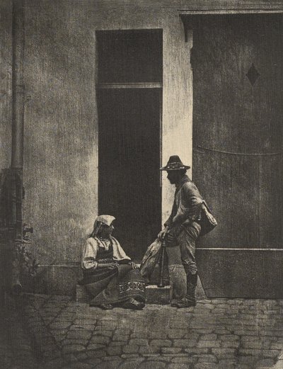[Pifferari rentrant au logis] - Charles Nègre