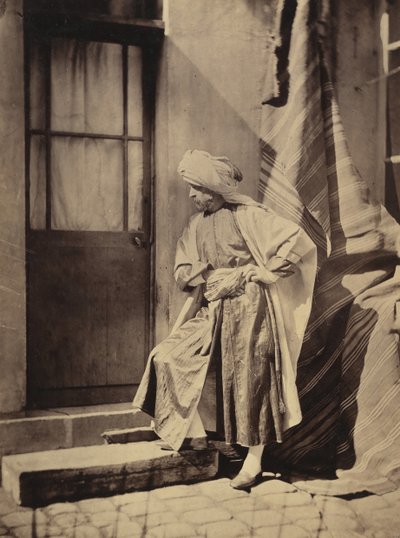 [Autoportrait en costume oriental], 1855-60 - Charles Nègre