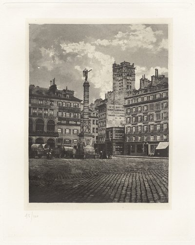 Planche V – Place du Châtelet - Charles Nègre, André Jammes