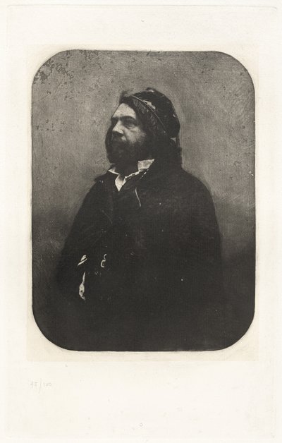 Planche VIII – Portrait de Théophile Gautier, d