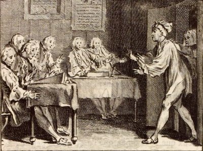 Le Roi Candaule et le Maître en droit - Charles Nicolas Cochin