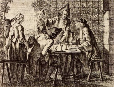 Les Troqueurs - Charles Nicolas Cochin