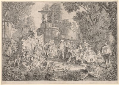 Le Jeu de colin-maillard, 1739 - Charles Nicolas Cochin