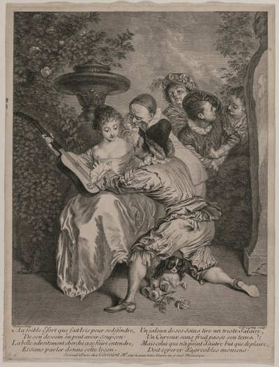 Le romancier - Charles Nicolas Cochin