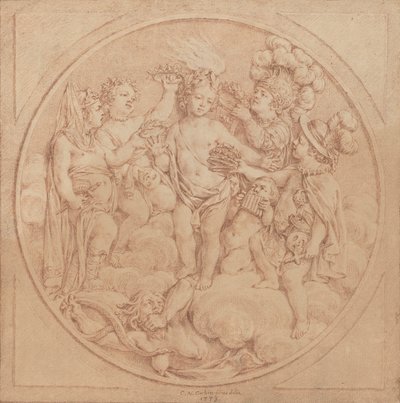 Allégorie de la Renommée - Charles Nicolas Cochin II