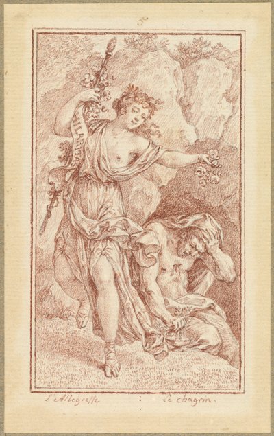 Gaieté et chagrin - Charles Nicolas Cochin II