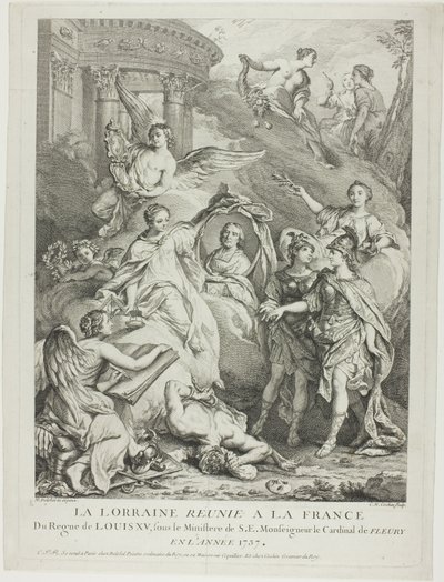 La Lorraine réunie à la France - Charles Nicolas Cochin I