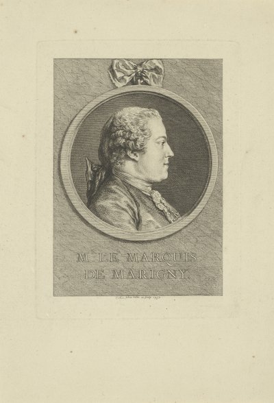 Abel-François Poisson de Vandières, marquis de Marigny, 1757 - Charles Nicolas Cochin the younger