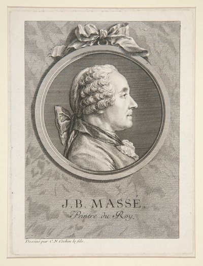 Portrait de Jean-Baptiste Masse - Charles Nicolas Cochin the younger