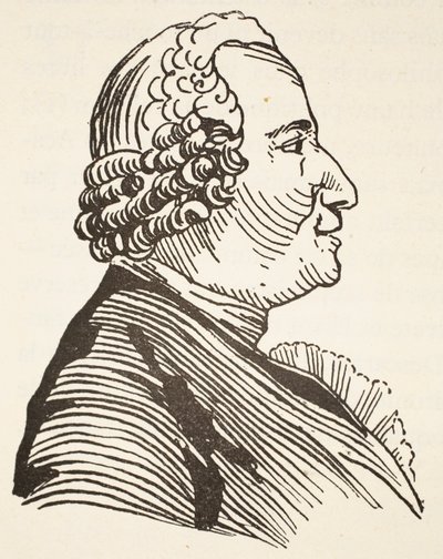 Diderot, copie par Boris Mestchersky (d.1957), illustration de 