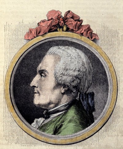 Portrait de Charles Marie La Condamine, mathématicien et naturaliste français - Charles Nicolas II Cochin