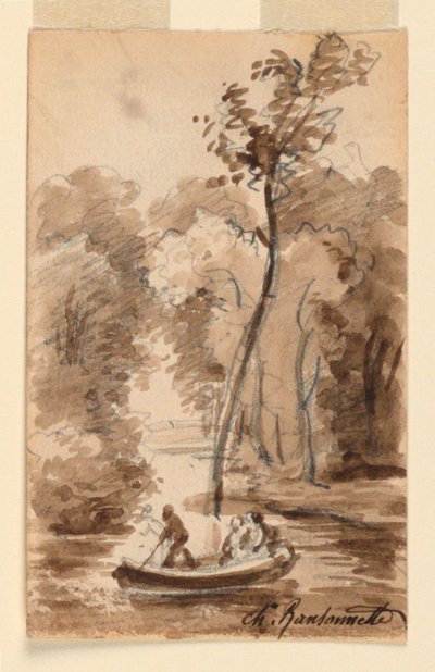 Un ruisseau dans les bois - Charles Nicolas Ransonnette