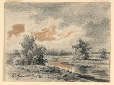 Paysage - Charles Nicolas Ransonnette