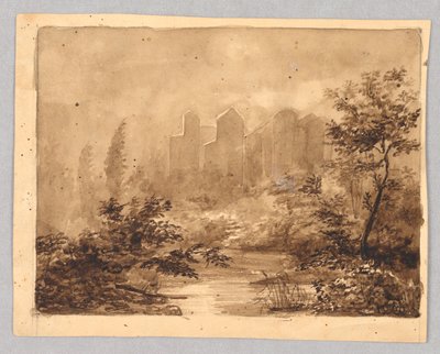 Paysage - Charles Nicolas Ransonnette