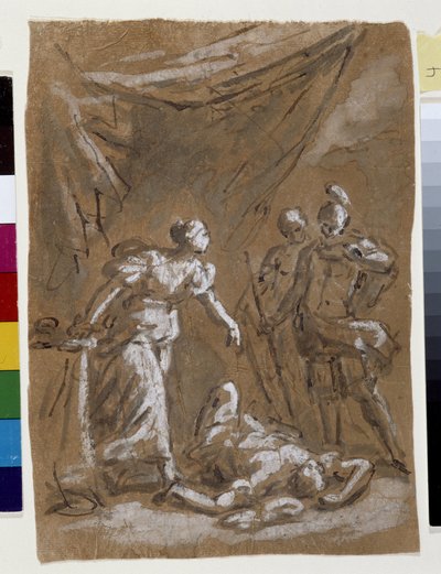 Judith et Holopherne (dessin) - Charles Parrocel