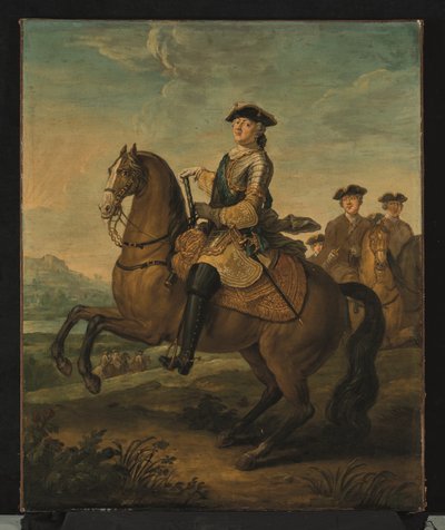 Portrait équestre de Louis XV - Charles Parrocel