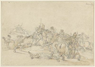 Combat de cavaliers - Charles Parrocel