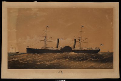 Atlantic Royal Mail Steam Navgn. Co. Steamer Adriatic - Charles Parsons