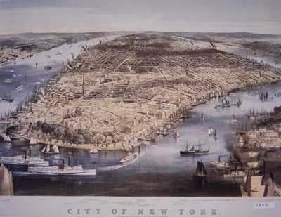 Ville de New York, imprimée et publiée par N. Currier - Charles Parsons