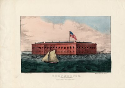 Fort Sumter : Port de Charleston, S.C., publié par Currier et Ives, vers 1861 - Charles Parsons