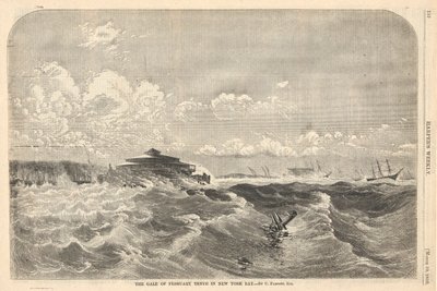 La Tempête du dix février dans la baie de New York - Charles Parsons