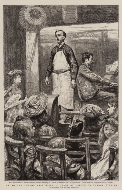 Parmi les anarchistes londoniens, un chant du travail le dimanche soir - Charles Paul Renouard