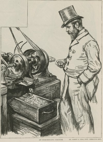 Une machine à rouler les bords à la Monnaie royale - Charles Paul Renouard