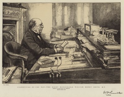 Célébrités du jour, le très honorable William Henry Smith, MP - Charles Paul Renouard