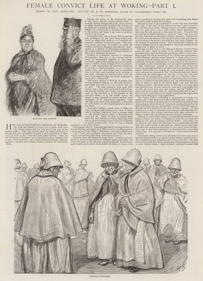 Vie de condamnée à Woking - Charles Paul Renouard