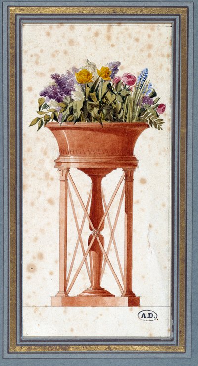 Projet pour un jardin en acajou par Charles Percier - Charles Percier