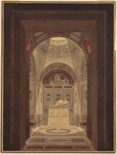 Chambre sépulcrale - Charles Percier